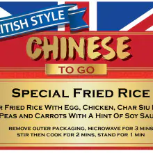 ข้าวผัดสูตรพิเศษ - British Style Chinese To Go  F6