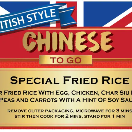 ข้าวผัดสูตรพิเศษ - British Style Chinese To Go