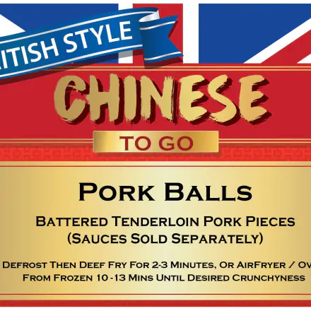ลูกชิ้นหมู (ไม่มีน้ำซอส) – British Style Chinese To Go