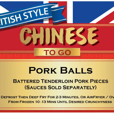 ลูกชิ้นหมู (ไม่มีน้ำซอส) – British Style Chinese To Go  F6