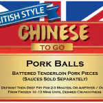 Pork Balls *No Sauce* – British Style Chinese To Go  F6