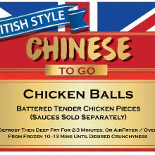 ลูกชิ้นไก่ (ไม่มีน้ำซอส) – British Style Chinese To Go  F6