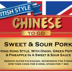 หมูผัดเปรี้ยวหวาน - British Style Chinese To Go F6
