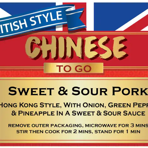 หมูผัดเปรี้ยวหวาน - British Style Chinese To Go