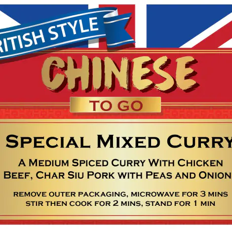 Special Mixed Curry - British Style Chinese To Go F6