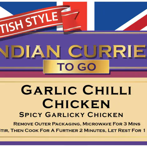 Garlic Chilli Chicken - British Indian Curries To Go