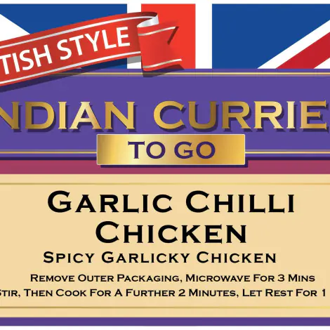 แกงไก่กระเทียมรสสไปซี่ - British Indian Curries To Go