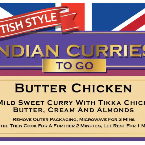 ไก่ผัดเนย - British Indian Curries To Go