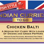 Chicken Balti - British Indian Curries To Go