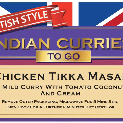 Chicken Tikka Masala - British Indian Curries To Go  F10/11