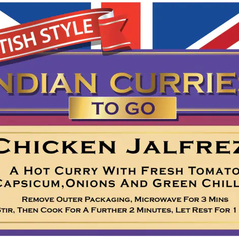แกงไก่จัลเฟรซี่ - British Indian Curries To Go F10
