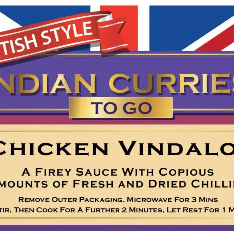 Chicken Vindaloo - British Indian Curries To Go