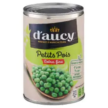 D'aucy Petits Pois in Water - 400g - SR