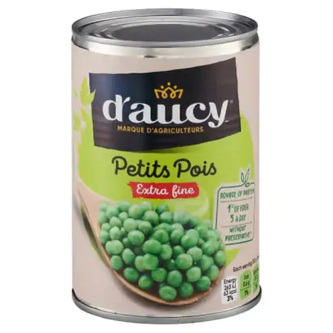 D'aucy Petits Pois in Water - 400g - SR