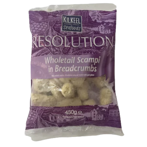 Whitby Resoloution Wholetail Scampi 450g