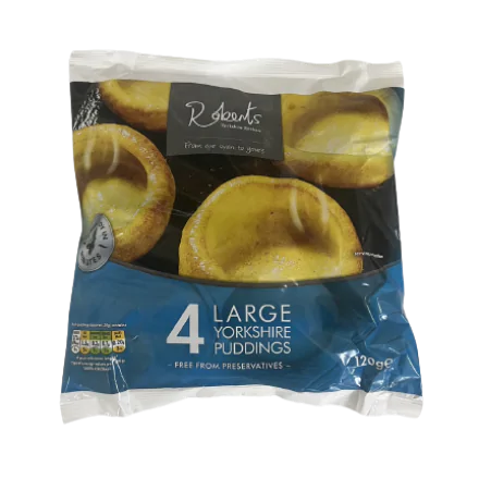 Roberts Yorkshire Puddings (4 piece/pack) - 120g