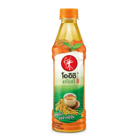 Oishi Green Tea Genmai Flavour - 350ml.