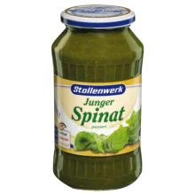 (Short date) Sieved Spinach (Junger Spinat) - 650g
