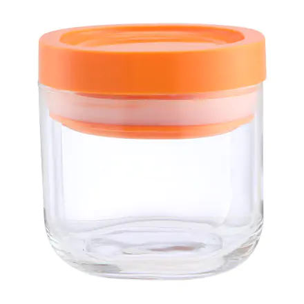 JUNI CANISTER WITH LID 300 ML. - ORANGE