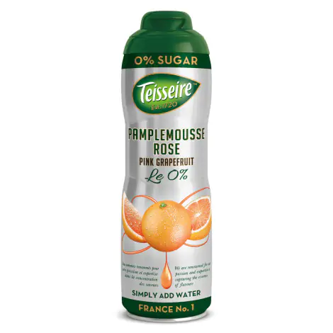 Teisseire Concentrated Fruit Syrup - Le 0% Peach 60cl