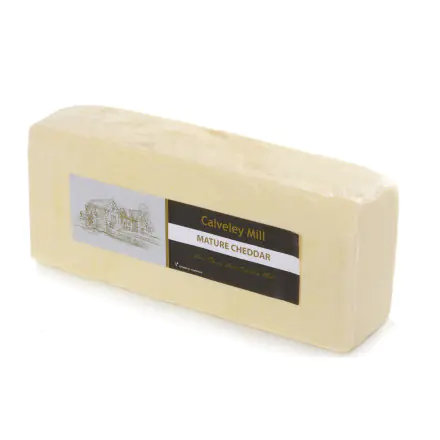 Calveley Mill - English Mature Cheddar 5kg 450 B per kg - F9