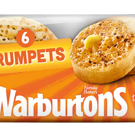 Warburtons crumpets ( 6 Crumpets)