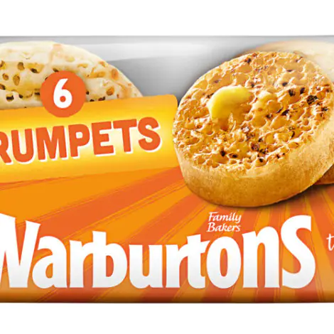 Warburtons crumpets ( 6 Crumpets)