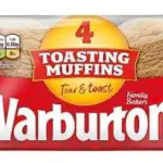 Warburtons 4 Toasting Muffins