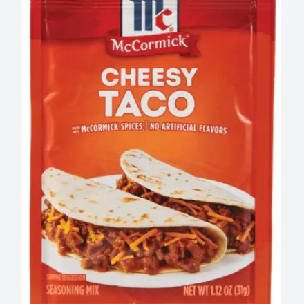 McCormick Cheesy Taco