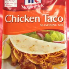 McCormick Chicken Taco