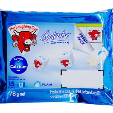 LA VACHE QUI RIT The Laughing Cow Belcube Cheese Spread Blue 78 g.