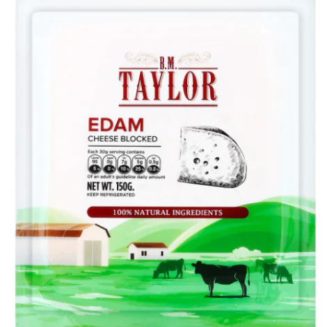 B.M.TAYLOR Edam Cheese Block 150 g.