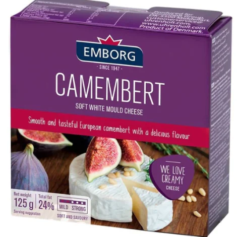 EMBORG Danish Camembert Cheese 125 G