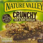 NATURE VALLEY Granola Bar Crunchy Oat & Dark Chocolate 210 g. 10 pcs.