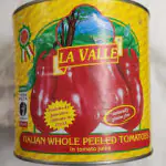 La Valle Italian Whole Peeled Tomatoes Imported 2.5kgs Vegetables  (2500 g) SR