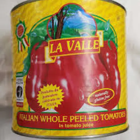 La Valle Italian Whole Peeled Tomatoes Imported 2.5kgs Vegetables  (2500 g) SR