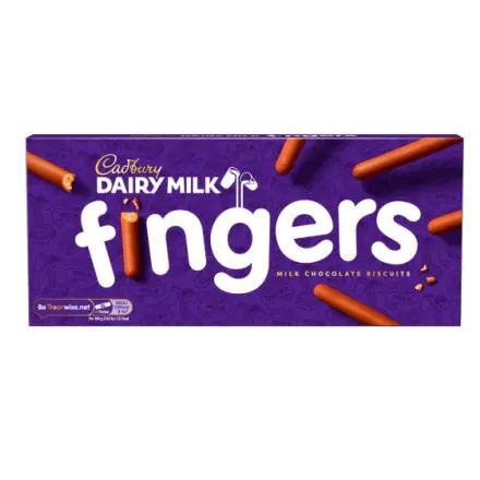 Cadbury Fingers Milk Chocolate Biscuits 114g