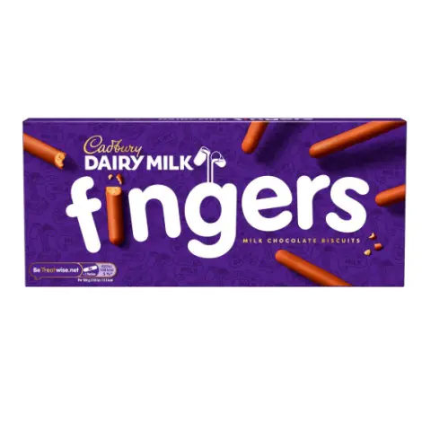 Cadbury Fingers Milk Chocolate Biscuits 114g