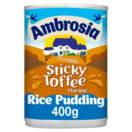 Ambrosia Sticky Toffee Flavour Rice Pudding 400g