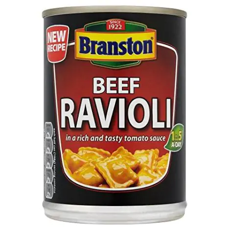 Branston Beef Ravioli In a Rich and Tasty Tomato juice 395g