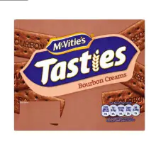 Mcvities Tasties Bourbon Creams 300g