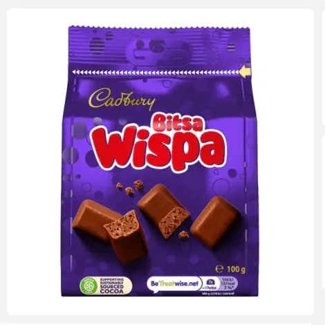 Cadbury Bitsa Wispa 100g