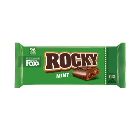 Rocky 5 Pack Mint Biscuit Bars 98g
