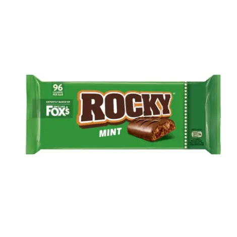 Rocky 5 Pack Mint Biscuit Bars 98g