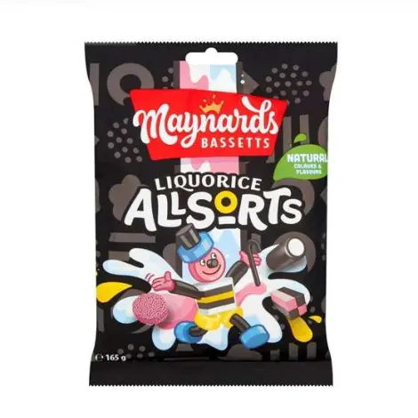 Maynards Bassetts Liquorice Allsorts 165g
