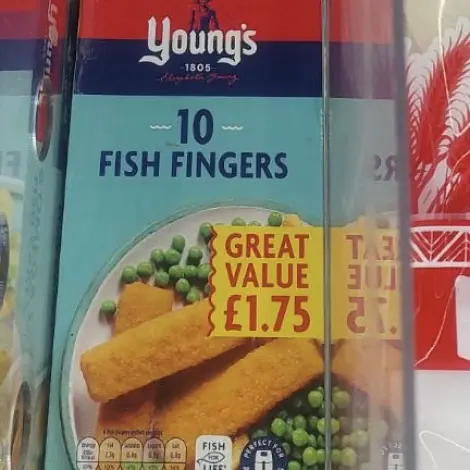 Young’s 10 Fish Fingers (250g)