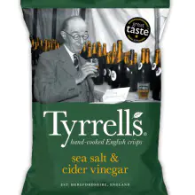Tyrrells Sea Salt & Cider Vinegar 150g