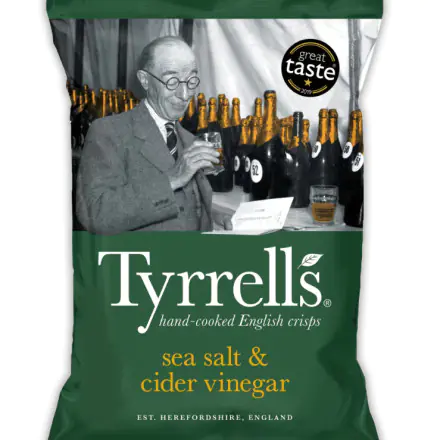 Tyrrells Sea Salt & Cider Vinegar 150g