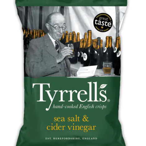 Tyrrells Sea Salt & Cider Vinegar 150g