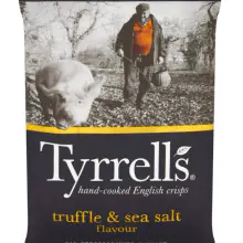 Tyrrells Truffle & Sea Salt Sharing Crisps 135g